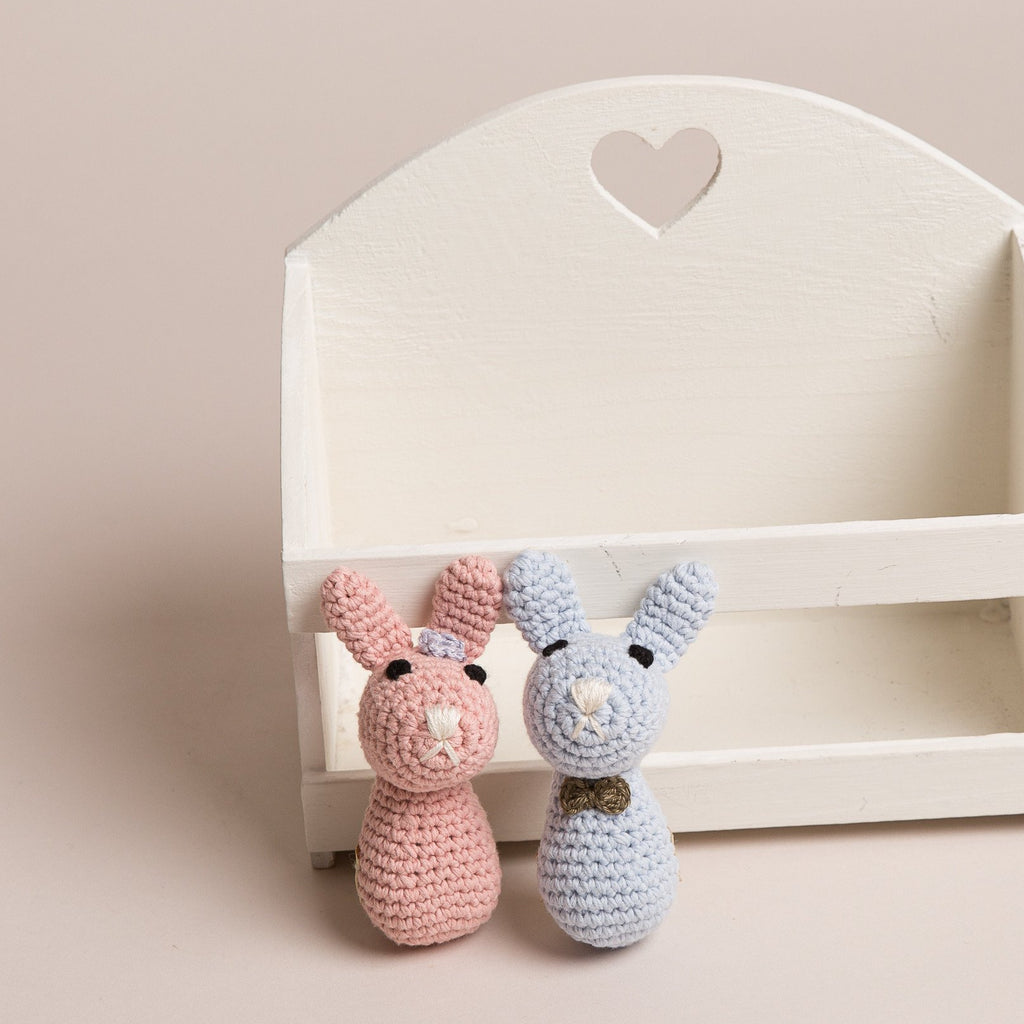 Hand Crochet Bunny Rattle