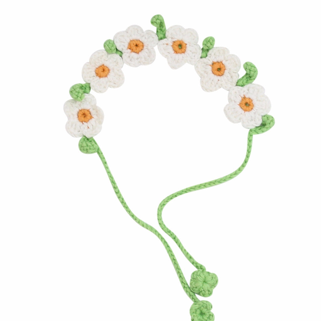 Hand Crochet Daisy Headband For Children