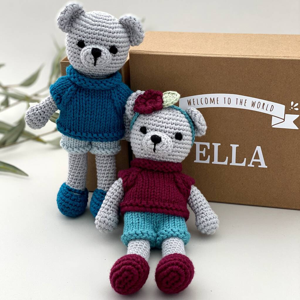 Personalised Handmade Playful Teddy