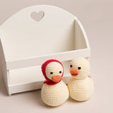 Hand Crochet Mummy Duck Or Duckling Rattle