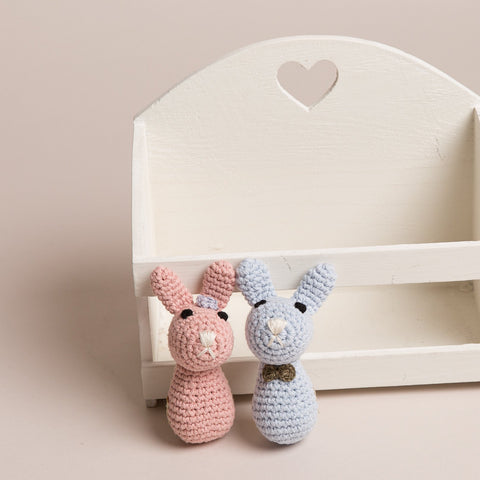 Hand Crochet Bunny Rattle