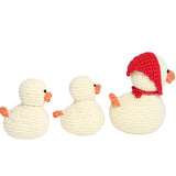 Hand Crochet Mummy Duck Or Duckling Rattle