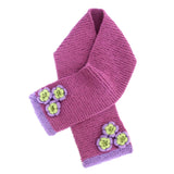 Hand Knitted Girls  Mitten Gloves