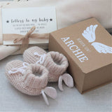 Angel Wings Cashmere Booties