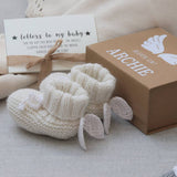 Angel Wings Cashmere Booties