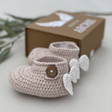 Personalised Babies' First Angel Wing Shoes