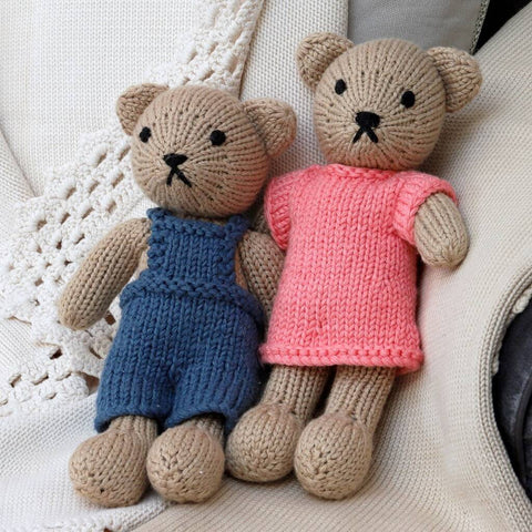 Personalised Hand Knitted Teddy